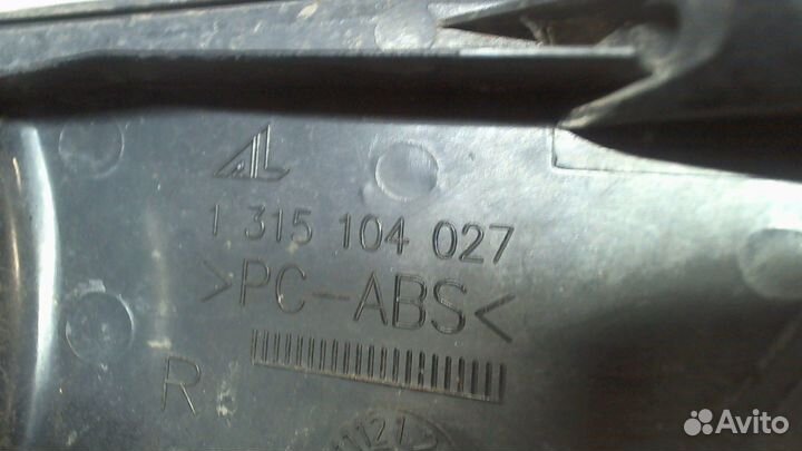 Фара противотуманная Smart Forfour W454, 2006