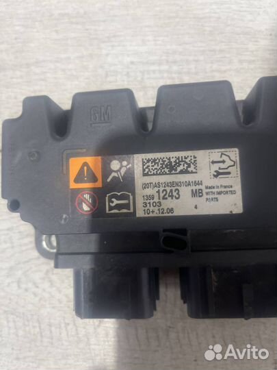 Блок SRS (airbag ) Chevrolet Cruze