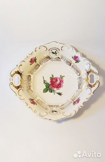 Блюдо на ножке фарфор Германия