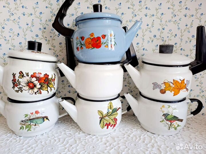 Чайник заварочный эмалированный СССР