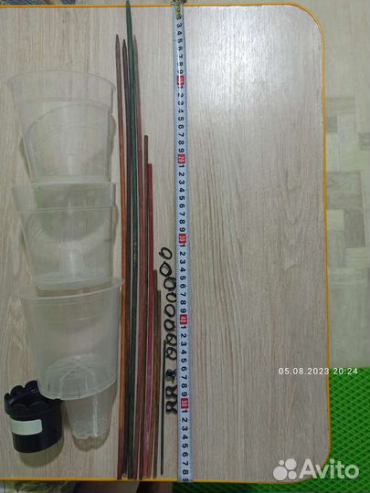 Горшки, опоры и зажимы для орхидей