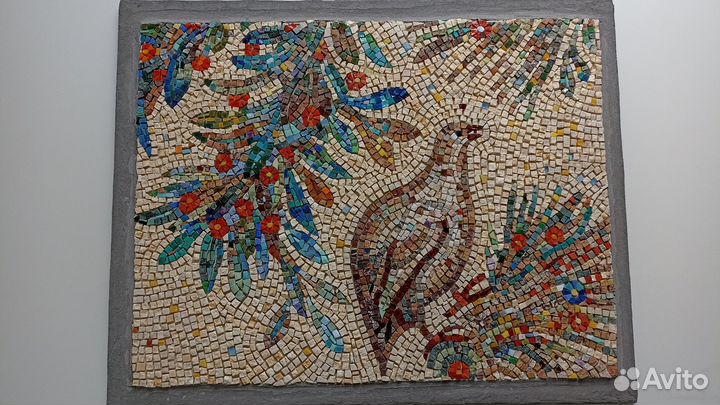 Панно из мозаики. Натуральный камень и смальта