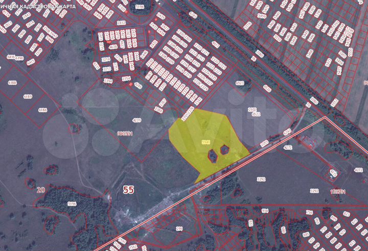 Участок 5,52 га (СНТ, ДНП)