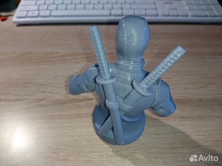 Дедпул (Deadpool), фигурка 10 см, неокрашенная