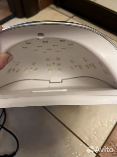 Лампа для ногтей бу