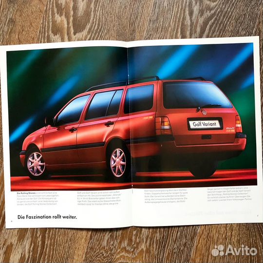 Дилерский буклет Volkswagen Golf Rolling Stones