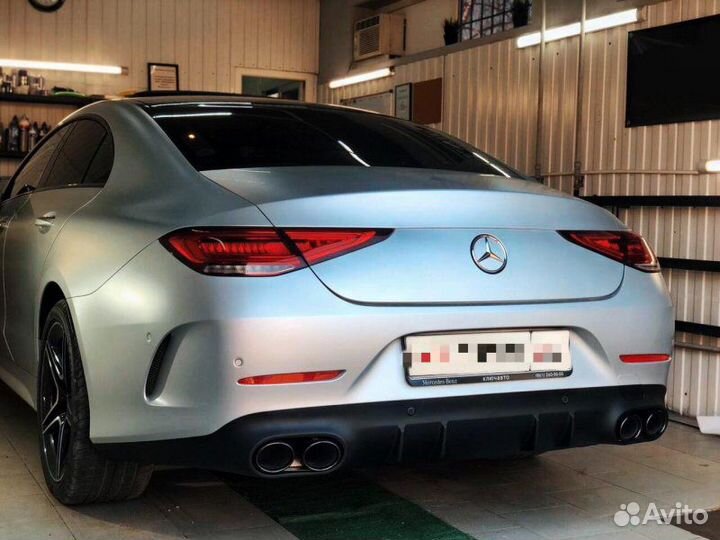 Задний диффузор с насадками Mercedes-Benz