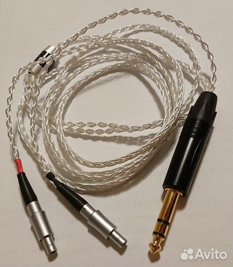 Кабель для Sennheiser HD800 серебро Audiocrast