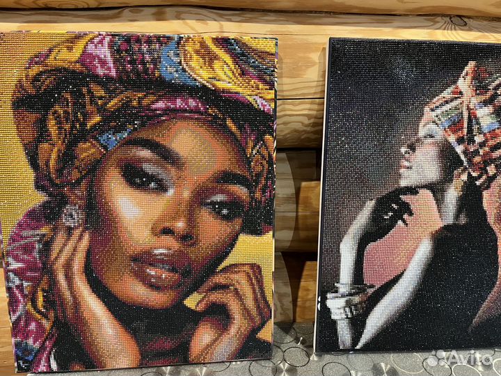 Алмазная мозаика 40 на 50 готовая