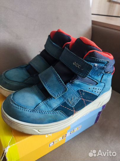 Ботинки ecco для мальчиков 34 размер