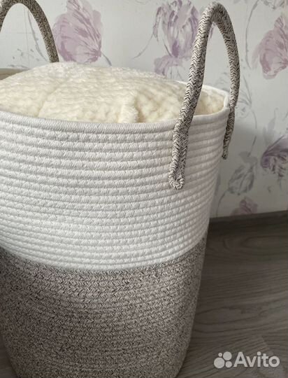 Корзина плетённая 50х38 см