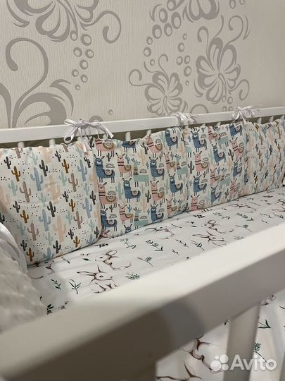 Бортики подушечки в кроватку