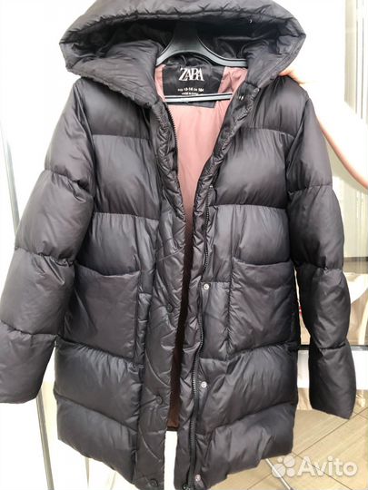 Пуховик zara для девочки