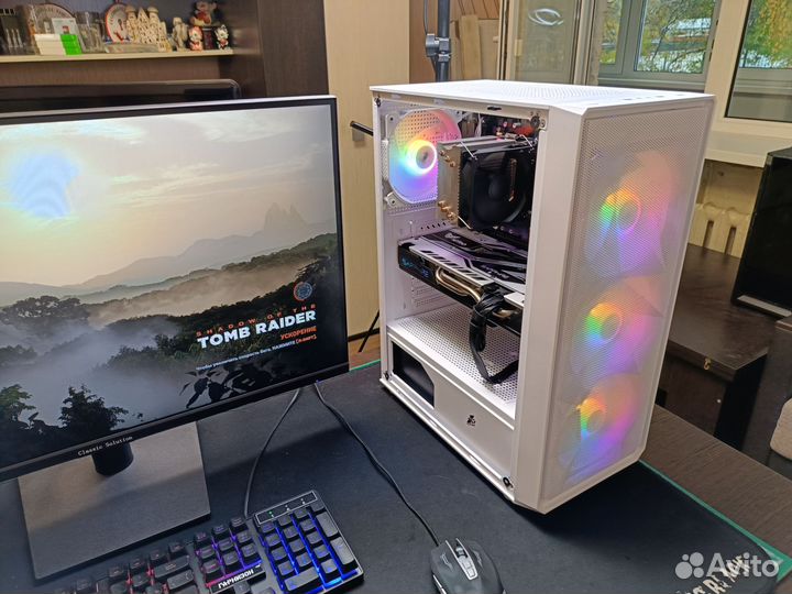 Для игр и учёбы Ryzen5 2600+ RX580 8Gb+2X8Gb