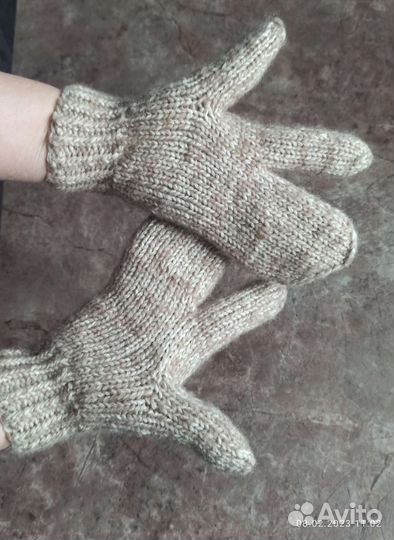 Варежки трехпалые