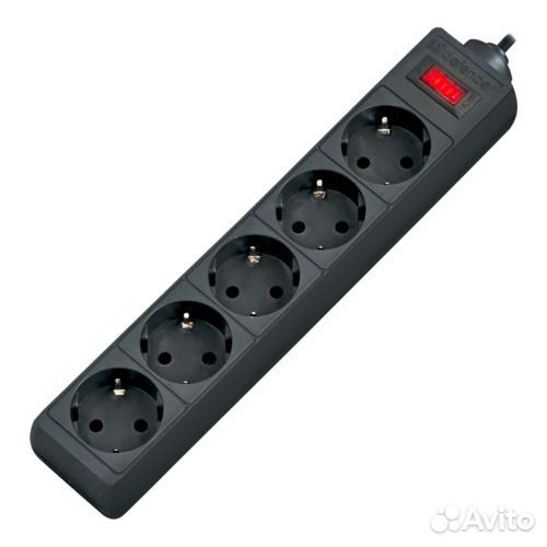 Сетевой фильтр Defender ES, 5 розеток, 3 м, с/з 22