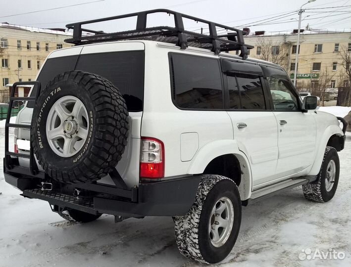 Силовой бампер задний Nissan Patrol Y61