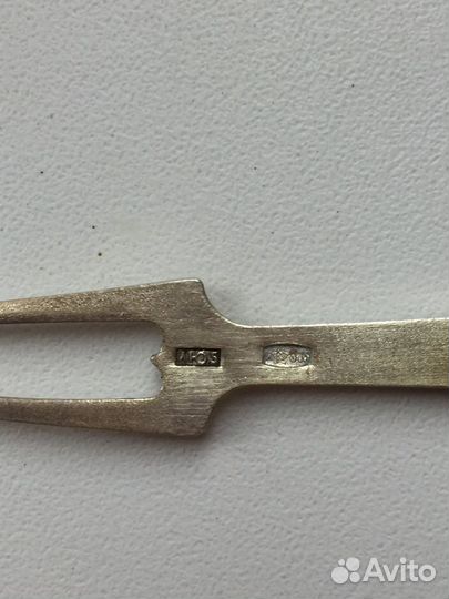 Вилка для лимона серебро