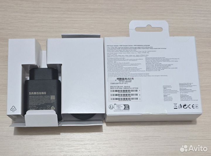 Зарядка samsung 45w оригенал