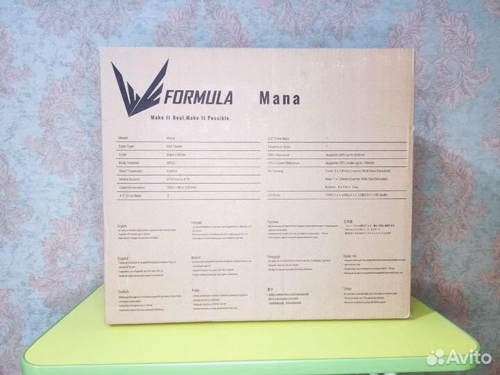 Новый корпус + 4 Rgb вентилятора