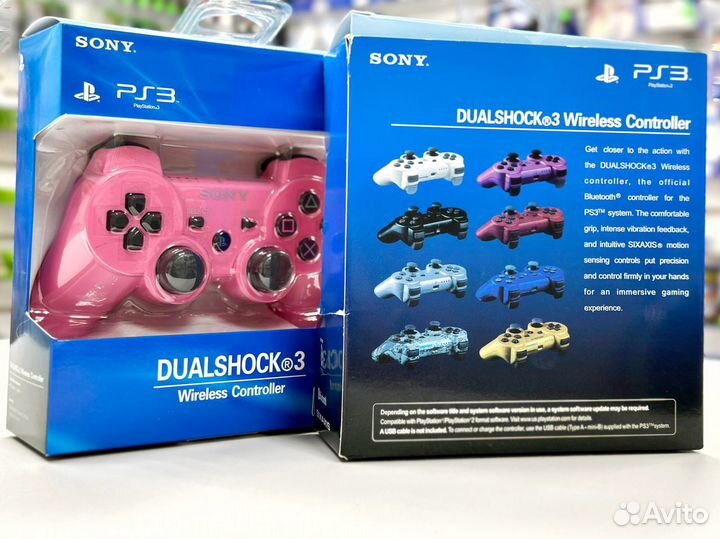 Геймпад DualShock Реплика Розовый (PS3) NEW