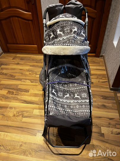 Коляска санки