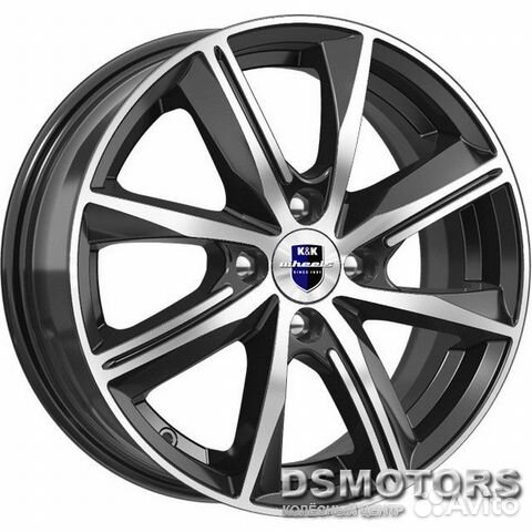 Диски Арнар 7.0/17 5x114.3 ET35 d60.1 алмаз чёрный