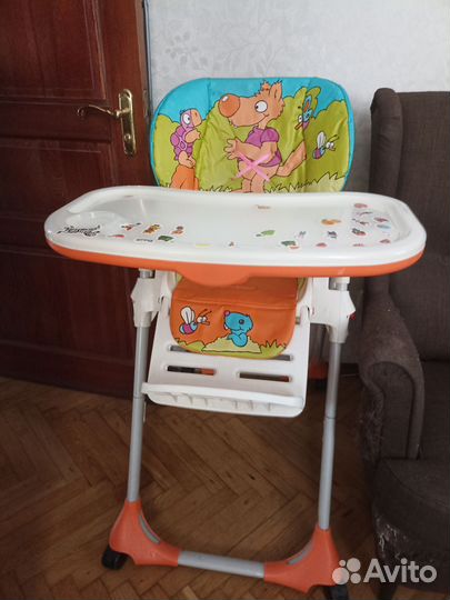 Стульчик для кормления chicco polly