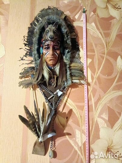 Маска вождя настенная