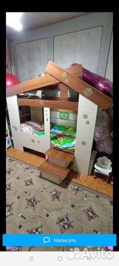 Детская кровать домик