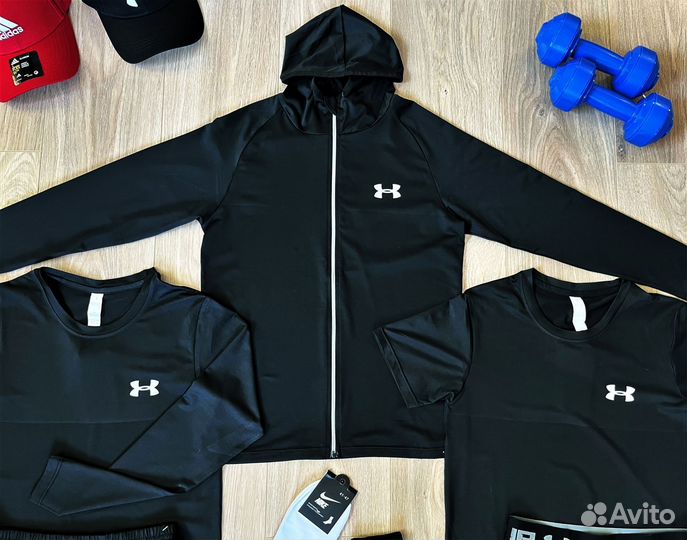 Рашгард Under Armour Black - 5/1, 2/104