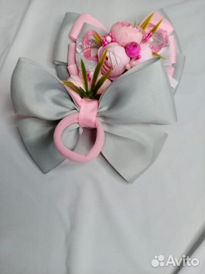 Банты для волос ручной работы
