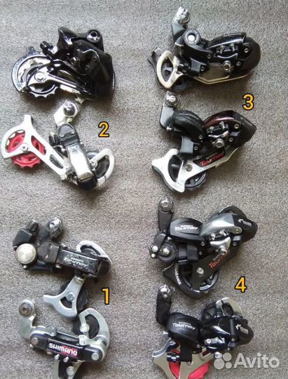 Запчасти: манетки Shimano переключатели