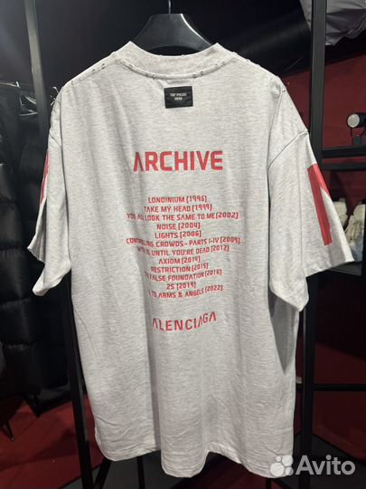 Balenciaga Archive Music T-Shirt футболка