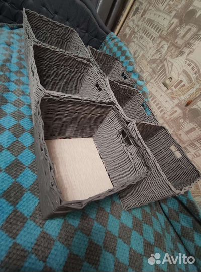 Корзинки из бумажной лозы