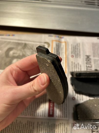 Новые тормозные колодки на ваз