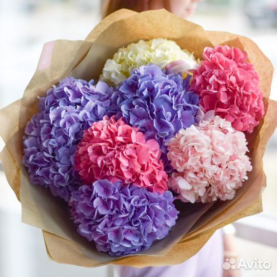 Букеты из гортензий