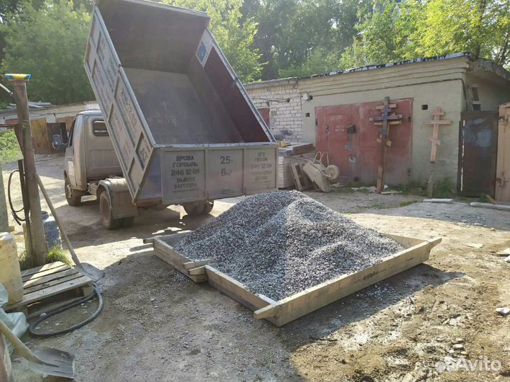 Щебень, песок, пгс доставка