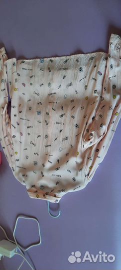 Рубашка оверсайз 140