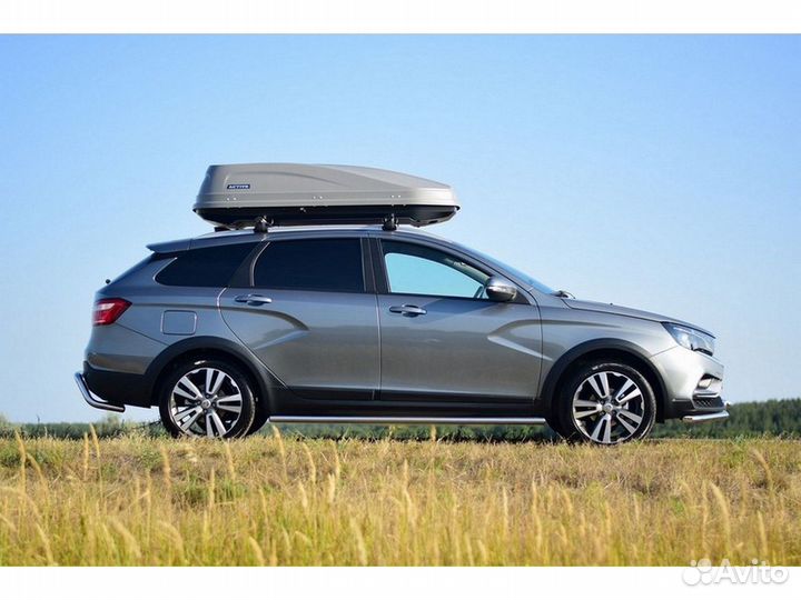 Автобокс Pt Group Active M 450 Duo Серый матовый