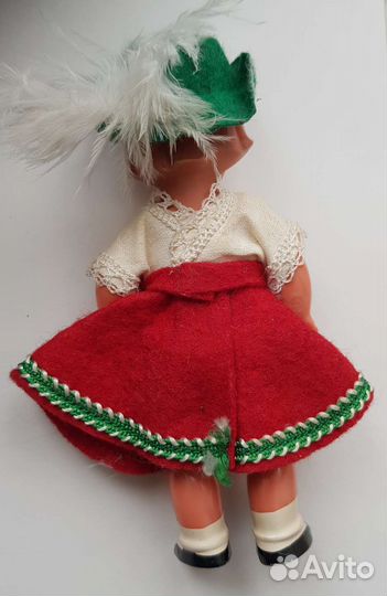 Маленьккя кукла гдр 11см