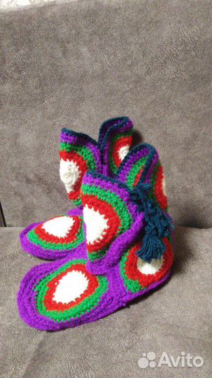 Вязаные носки