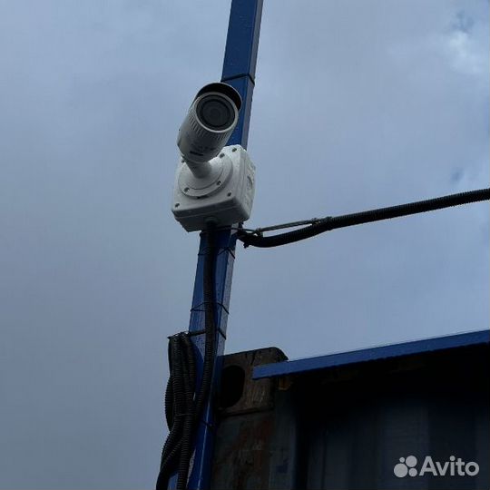 Установка видеонаблюдения за 1 день.HD изображение