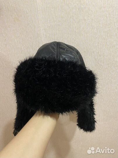 Шапка ушанка мужская