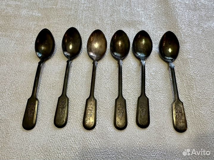 Мельхиоровые чайные ложки советские