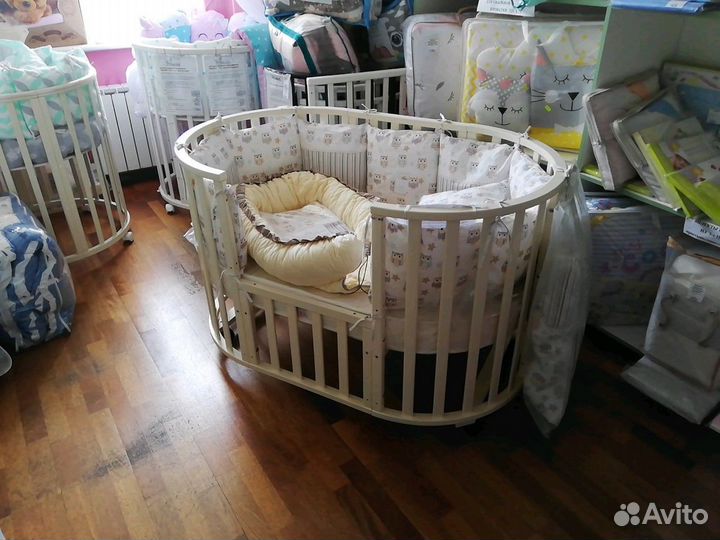 Кроватка овальная