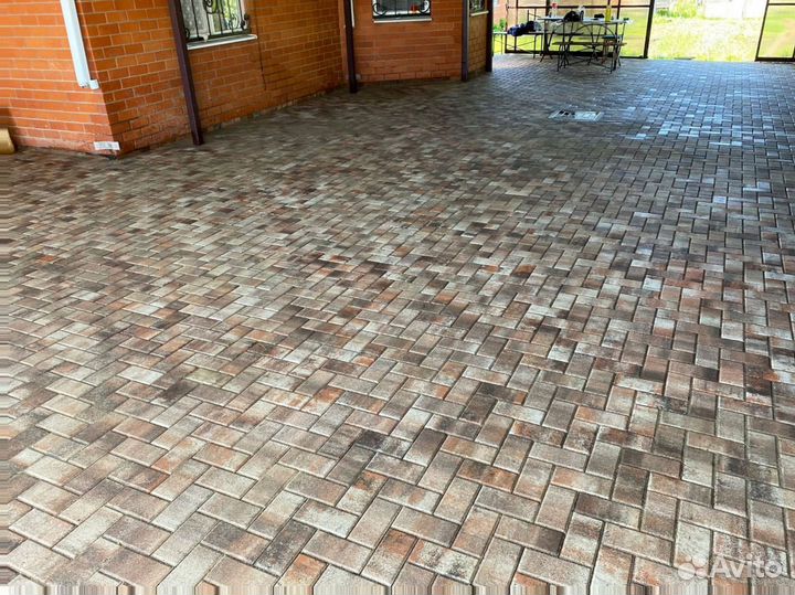 Тротуарная плитка листопад от 120 м2