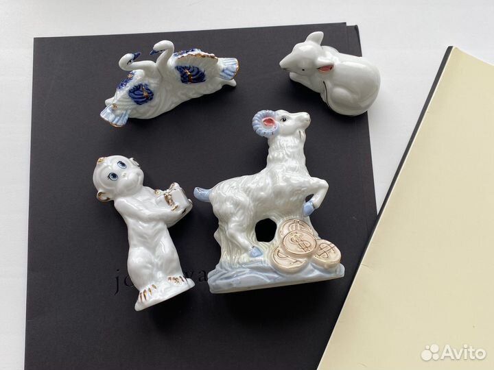 Интерьерные статуэтки фигурки животных