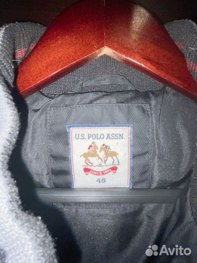 Us polo assn пуховик мужской