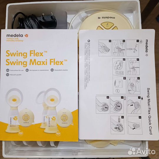 Молокоотсос электрический двойной medela